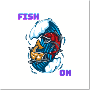 Fish on2 Posters and Art